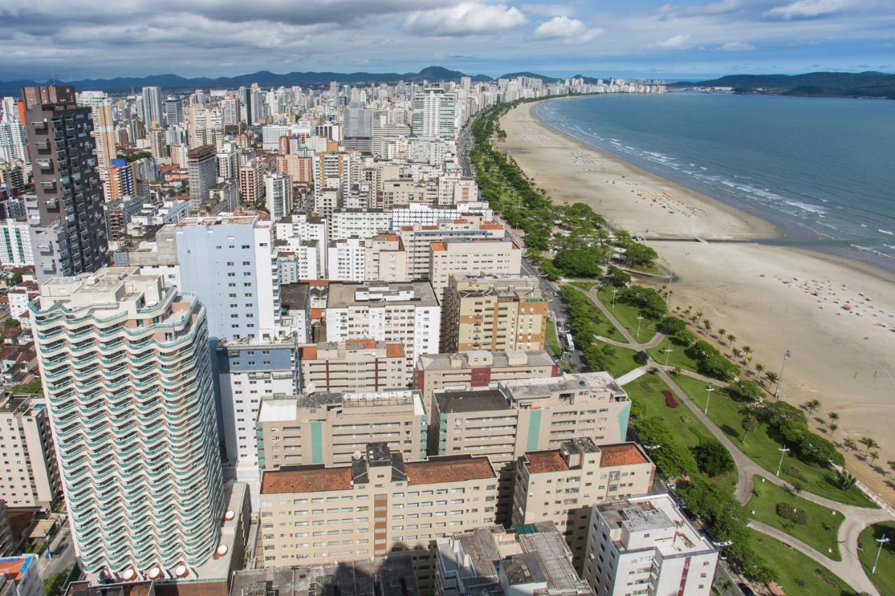 Estanconfor Santos Com Vista Mar 6 Ac Garagem Alto 17º Andar Apartment Exterior photo