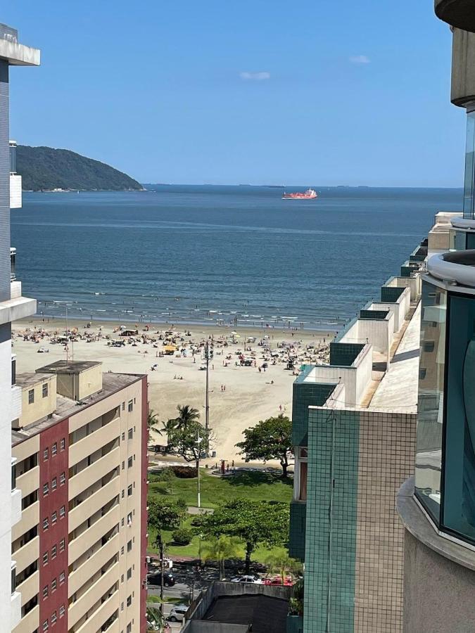 Estanconfor Santos Com Vista Mar 6 Ac Garagem Alto 17º Andar Apartment Exterior photo